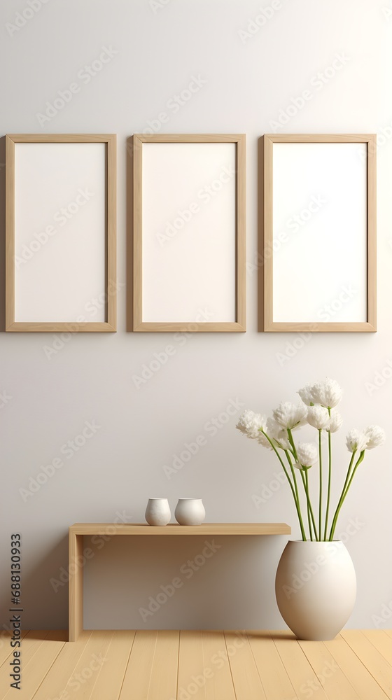 Cozy Space with Empty Frame Cozy Space with Empty Frame