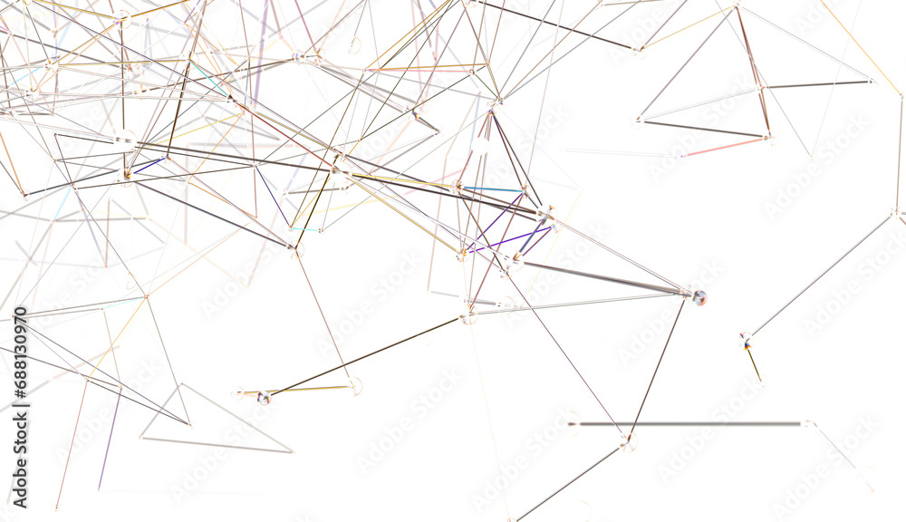 Abstract 3d render, network concept, background Abstract 3d render, network concept, background