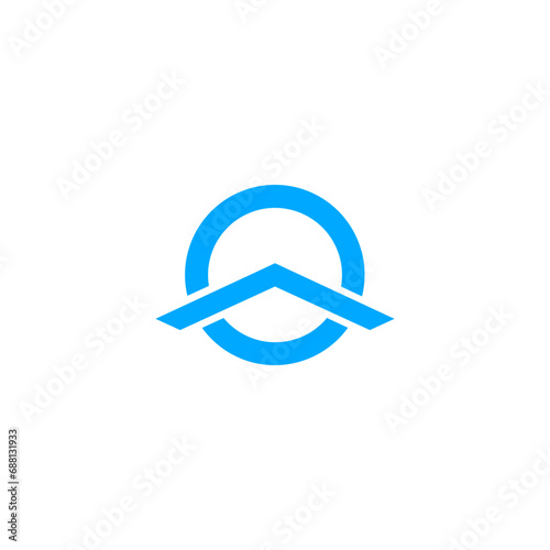 ]circle logo with a combination of lines