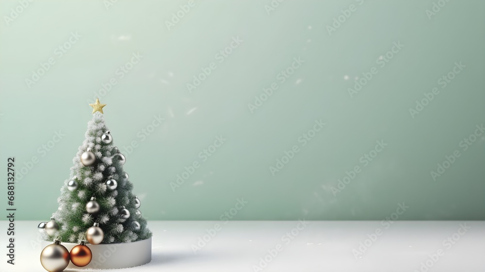 Christmas Theme With Large Empty Space Christmas Theme With Large Empty Space
