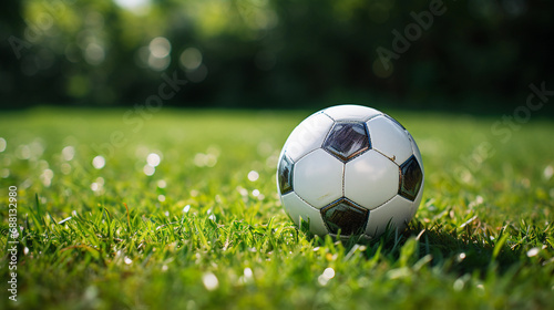 Dynamic Soccer Ball on the Field Capturing the Spirit of Sport and Leisure