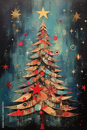 AI alberi di Natale con tanti colori 03 photo