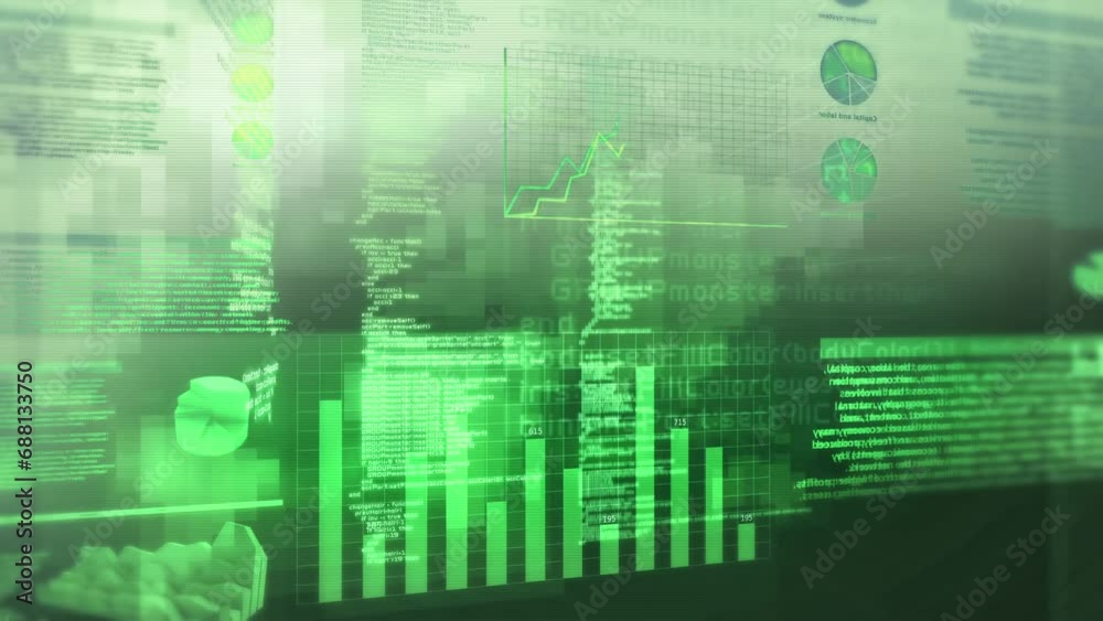 Animated Bar Graphs, Pie Charts and Financial Figures. 360 Loopable Economy Futuristic Technology.
Animated Bar Graphs, Pie Charts and Financial Figures. 360 Loopable Economy Futuristic Technology.