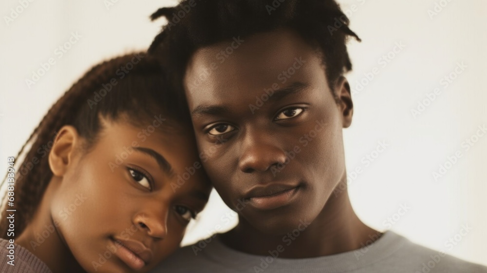 An Intimate scene of a man and woman hugging at home. An Intimate scene of a man and woman hugging at home.