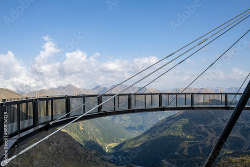 The Tristaina Solar Viewpoint, situated at 2,701 meters, offers glimpses of the primary peaks in the Ordino parish, which includes Andorra's Pico de Arcal?s.
