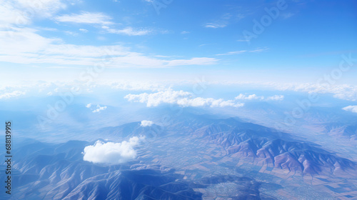 snowy mountain landscape in...