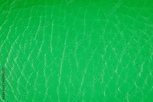 Green leather