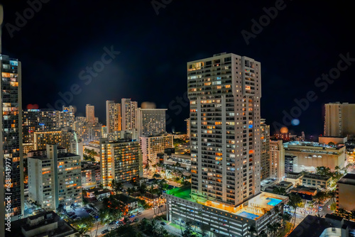 City at Night - Aloha Hawaii