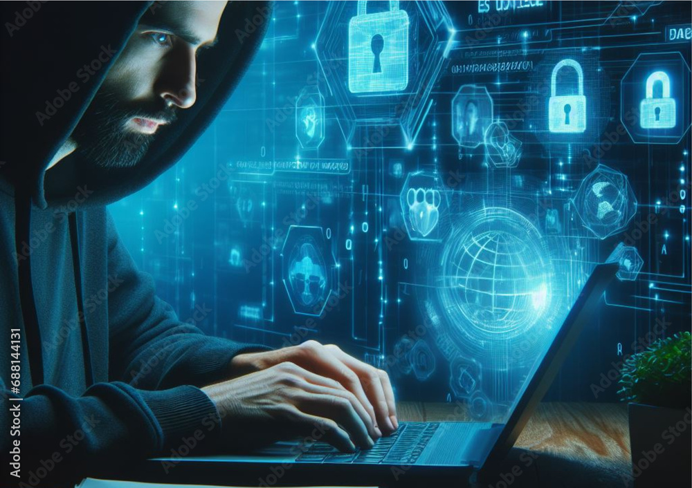 cyber security, someone who is protecting against cyber attacks cyber security, someone who is protecting against cyber attacks