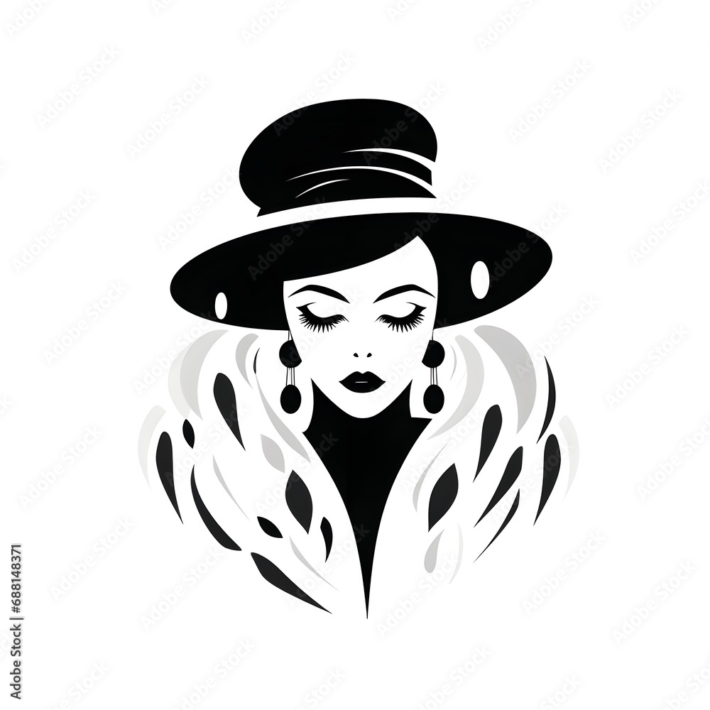 Fashion Silhouette Logo Fashion Silhouette Logo