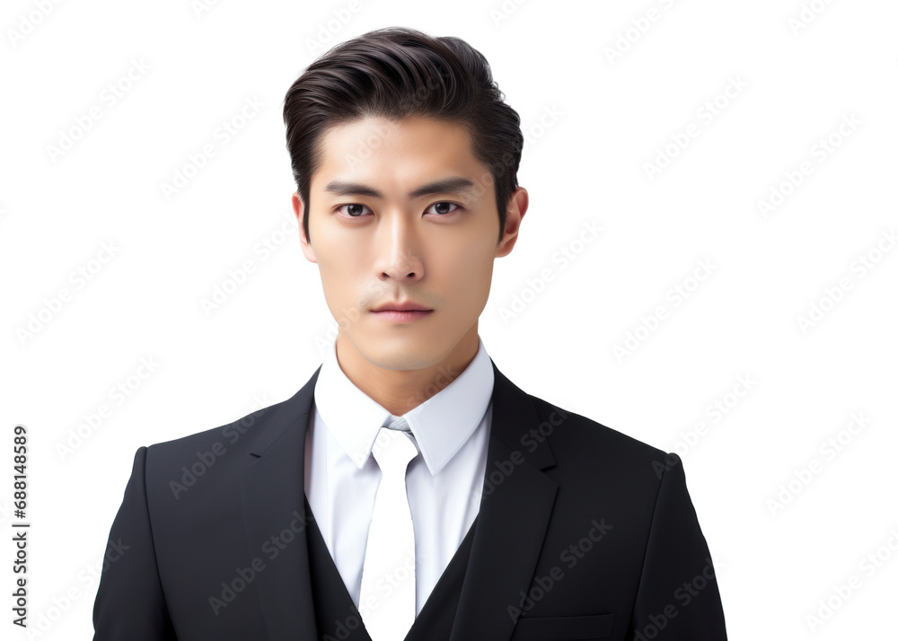 Young Asian Man in Business Attire Portrait Young Asian Man in Business Attire Portrait