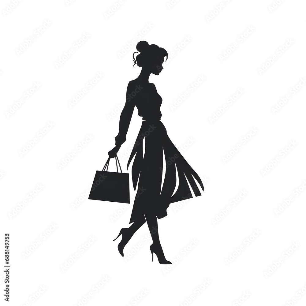 Fashion Silhouette Logo Design Fashion Silhouette Logo Design
