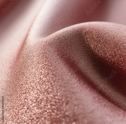 close up of a red velvet fabric,