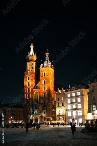 view of the cathedral in krakow