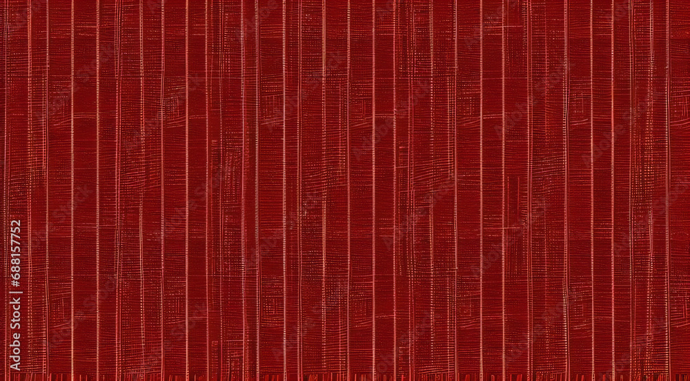 Fototapeta premium Red Silk Thread Texture Background Material