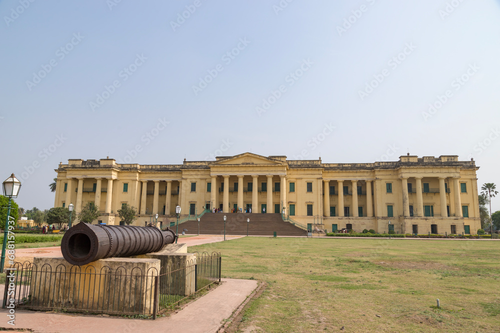 The hazarduari monument in murshidabad the name of the palace is hazarduari that means a palace with a thousand doors. It was built in the nineteenth century. Style-Italian