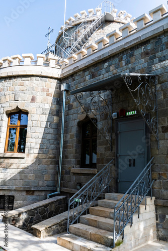 Foto The Iulia Hasdeu Castle is an architectural whim in the form of a castle