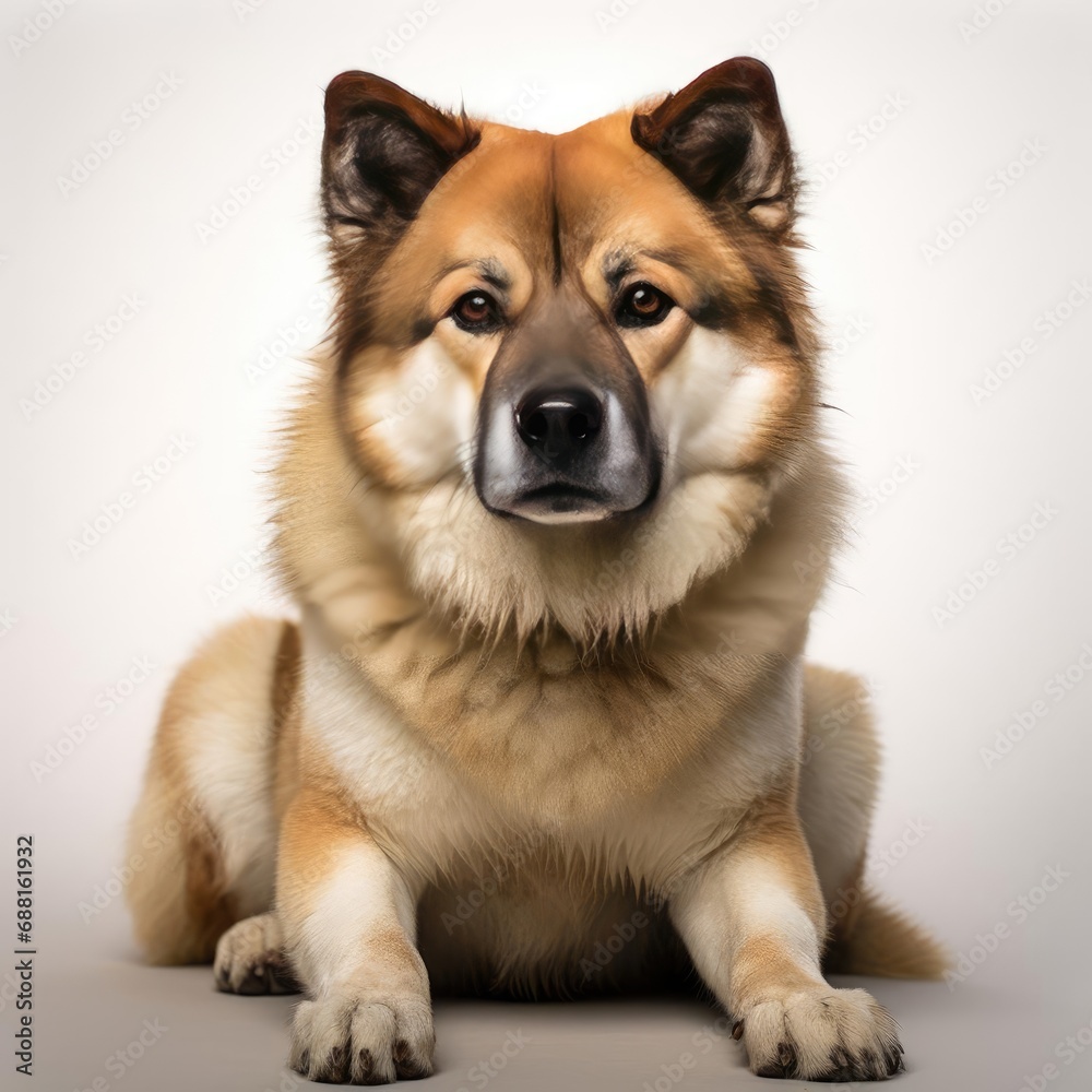 Ultra-Realistic Akita Photographed with Nikon D850 and 50mm Prime Lens