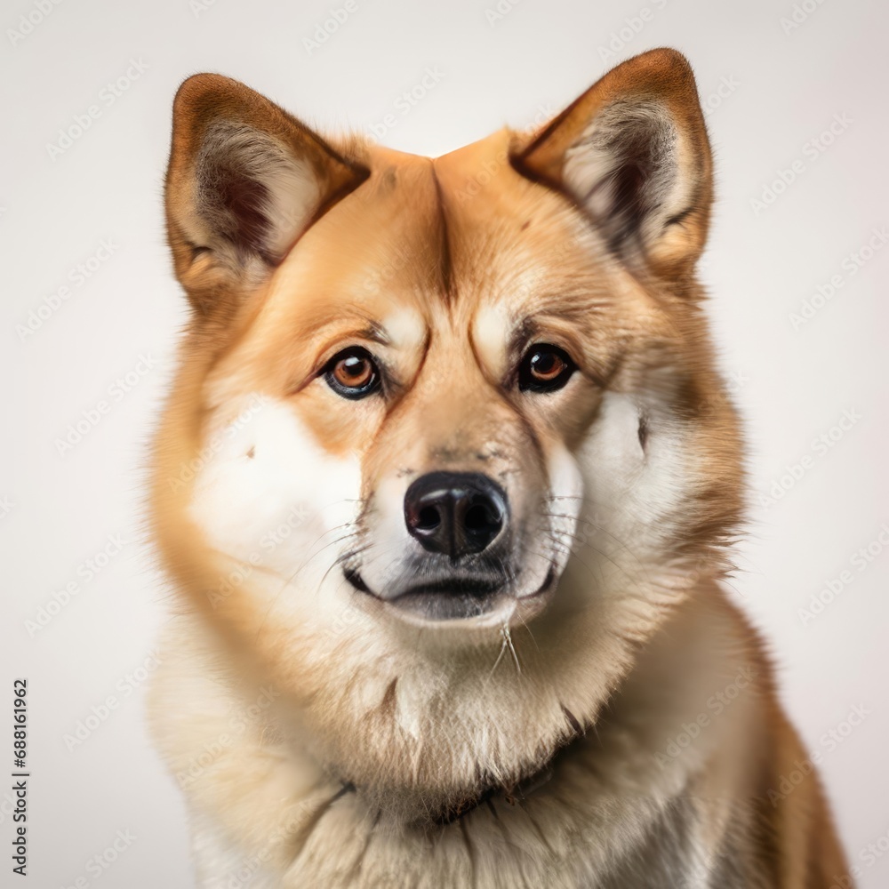 Ultra-Realistic Akita Photographed with Nikon D850 and 50mm Prime Lens Ultra-Realistic Akita Photographed with Nikon D850 and 50mm Prime Lens