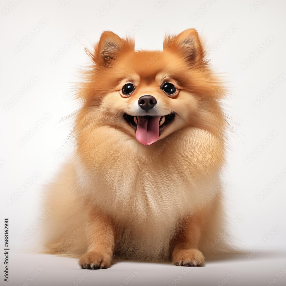 Ultra-Realistic Pomeranian Portrait Captured with Canon EOS 5D Mark IV and 50mm Prime Lens
