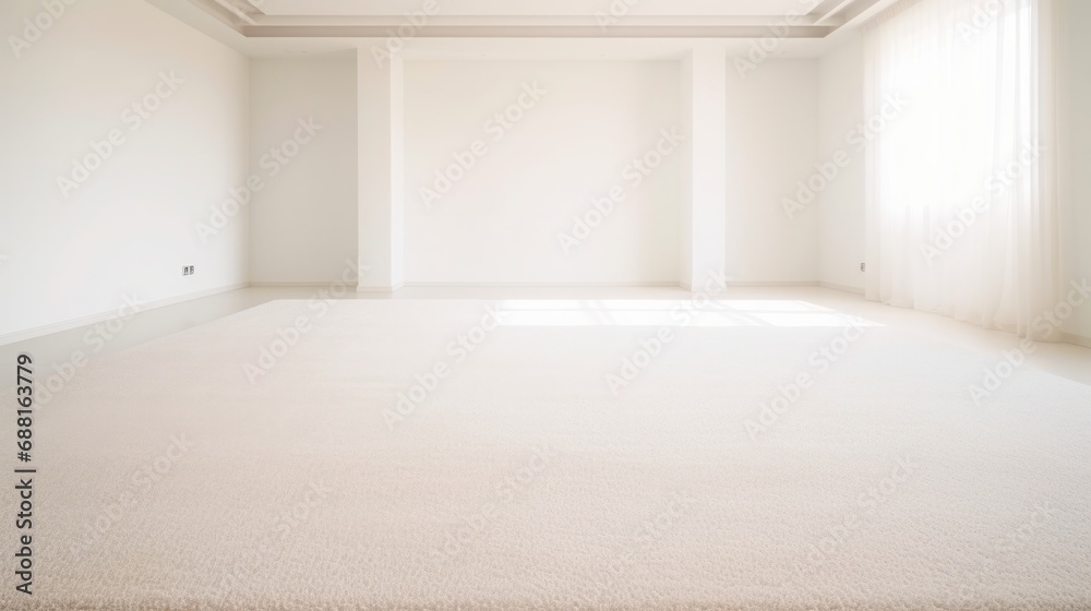 Fototapeta premium Freshly Cleaned Area Rug with Gorgeous Design Perfect for Home Decor
