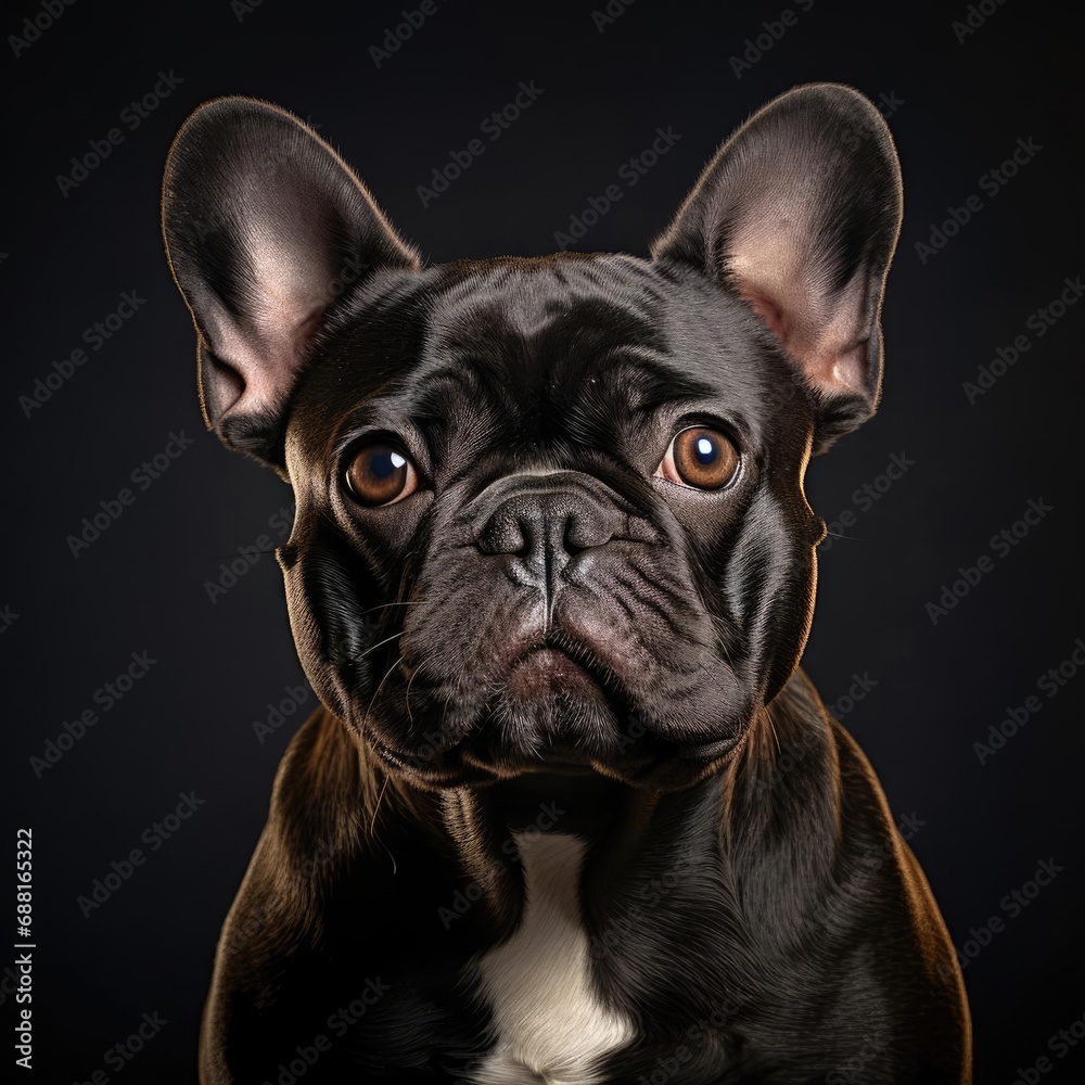 Ultra-Realistic French Bulldog Portrait Captured with Nikon D850 and 50mm Lens