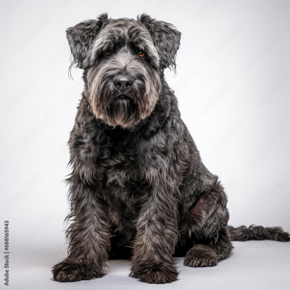 Ultra-Realistic Portrait of Bouvier des Flandres Captured with Nikon D850 and 50mm Lens