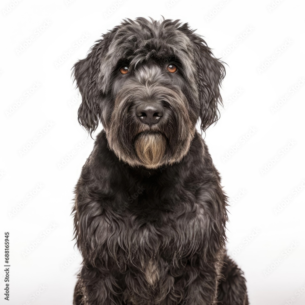 Ultra-Realistic Portrait of Bouvier des Flandres Captured with Nikon D850 and 50mm Lens