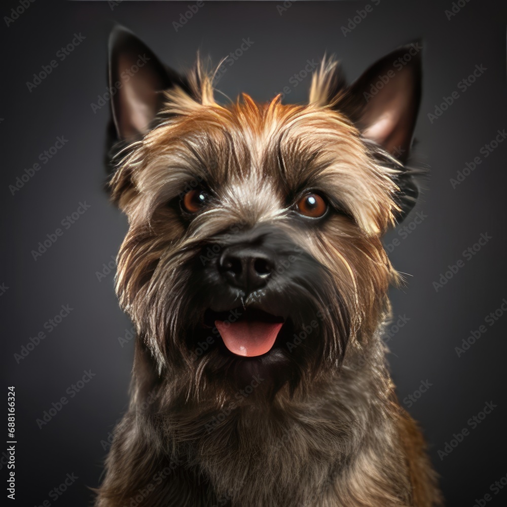 Cairn Terrier Portrait: Ultra-Realistic Capture with Nikon D850 and 50mm Lens