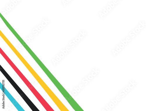 Colored lines on a white background.