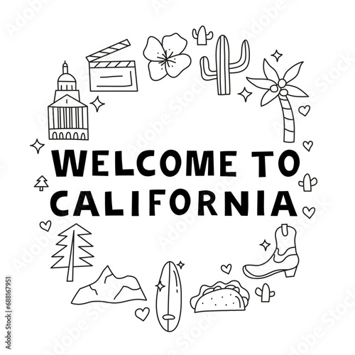 California national landmarks and attractions in circle.