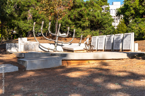 Jewish cemetery in Thessaloniki photo