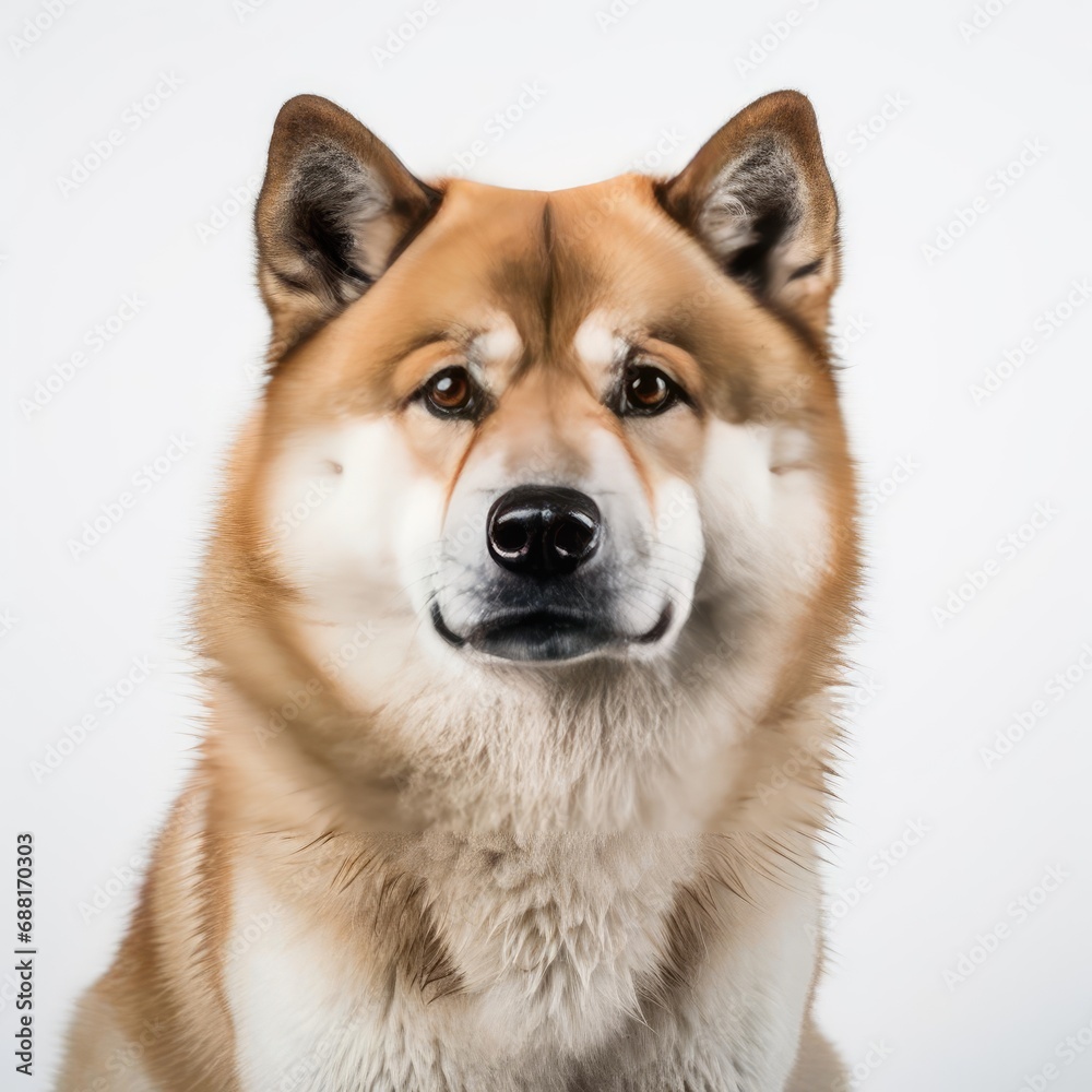 Ultra-Realistic Akita Portrait with Canon EOS 5D Mark IV and 50mm Prime Lens
