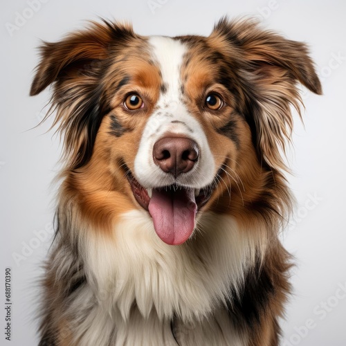 Australian Shepherd Portrait: Ultra-Realistic Details with Nikon D850 and 50mm Lens