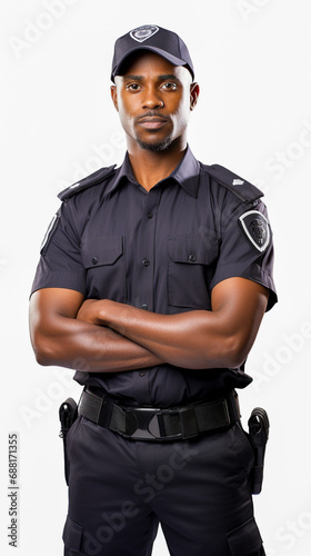 African American security guard, promoting diversity and representation in business protection