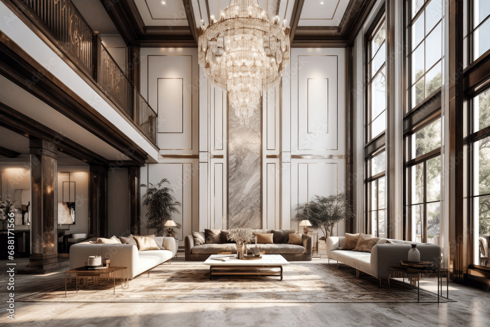 luxurious Contemporary Foyer Hall