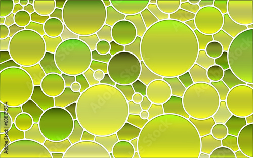 abstract vector stained-glass mosaic background