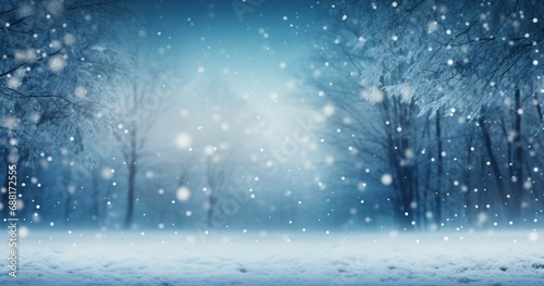 winter snow background, free clipart © olegganko