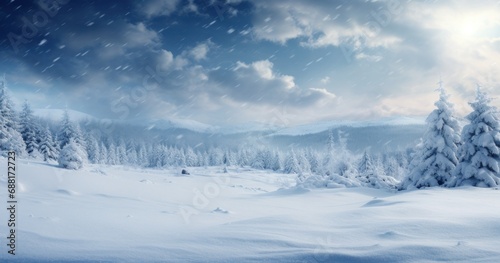 winter snow background, free clipart