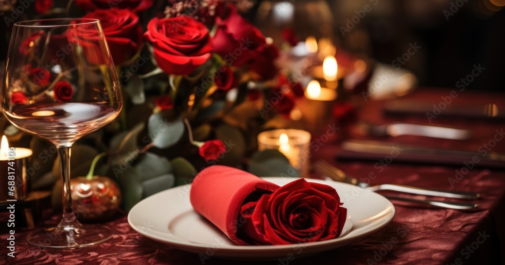 the valentine dinner menu at the palms,