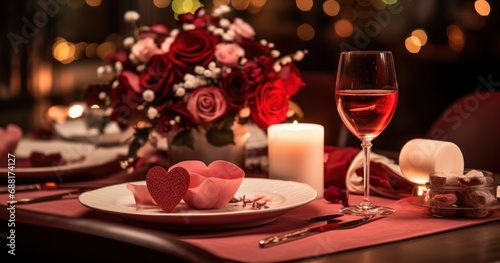 the valentine dinner menu at the palms,