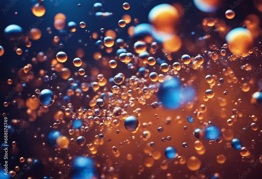 Abstract pc desktop wallpaper background with flying bubbles on a colorful background Abstract pc desktop wallpaper background with flying bubbles on a colorful background