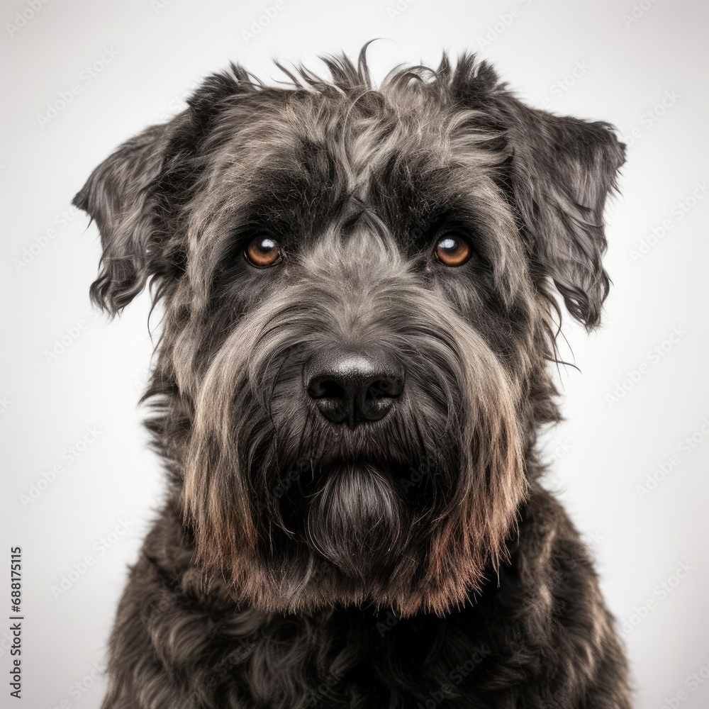 Bouvier des Flandres Portrait: Ultra-Realistic Photography with Canon EOS 5D Mark IV and 50mm Prime Lens