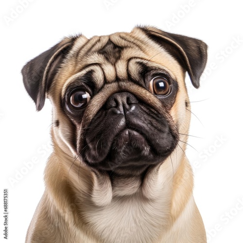 Ultra-Realistic Pug Portrait with Nikon D750 and 50mm Prime Lens