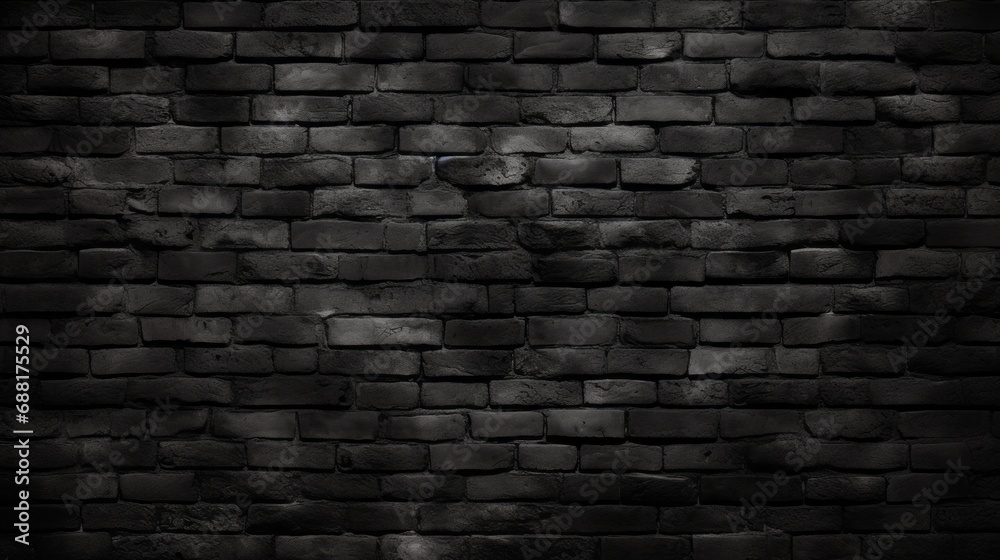 ntriguing texture: dark brick wall background, urban aesthetics for design and creativity