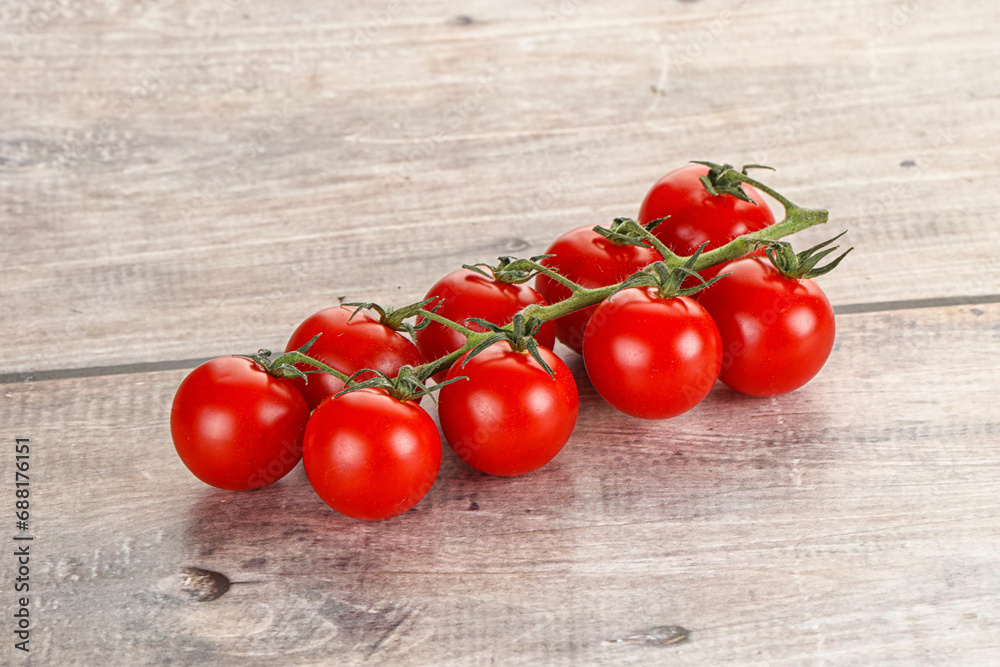 Ripe sweet cherry tomato branch Ripe sweet cherry tomato branch