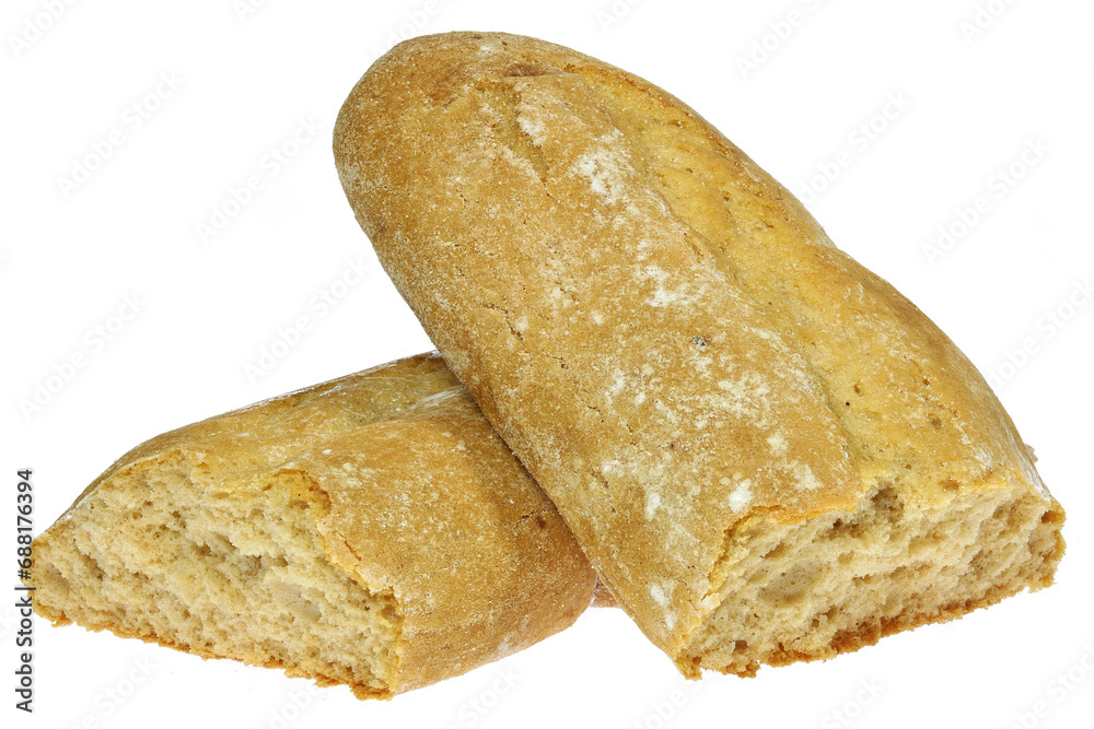 Frisian Keallepoat, a syrup cake that used to only be baked in the winter, isolated on white background Frisian Keallepoat, a syrup cake that used to only be baked in the winter, isolated on white background