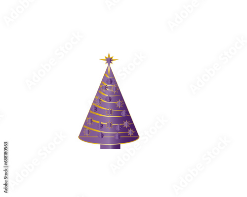 Purple Christmas Tree