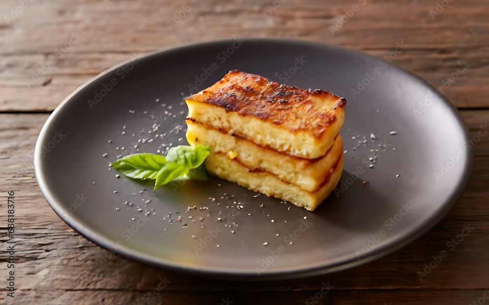 Capture the essence of Farinata in a mouthwatering food photography shot Generative AI Capture the essence of Farinata in a mouthwatering food photography shot Generative AI