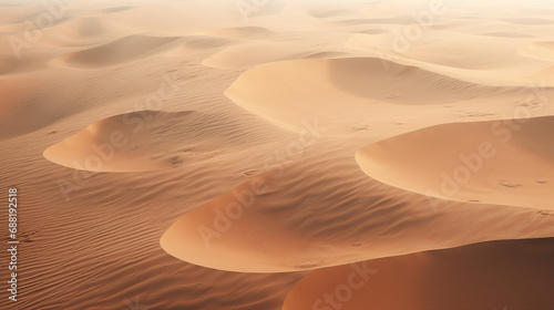 Aerial View of Rolling Sand Dunes Background © Michael